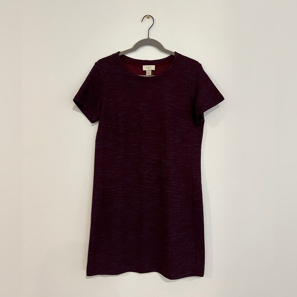 LOFT jacquard shift dress - size M